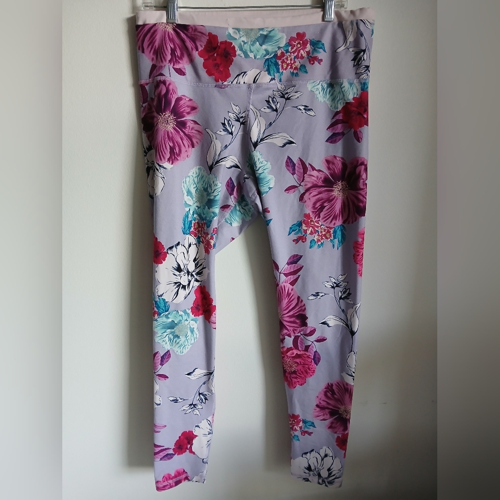 Old Navy Active Floral Go-Dry Elevate Leggings Women’s Size XL